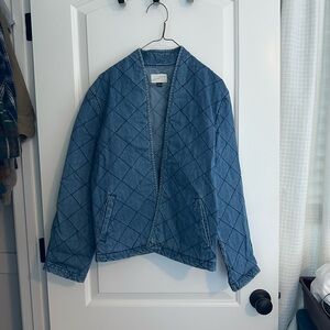 Universal Threads denim quilted jacket in XS